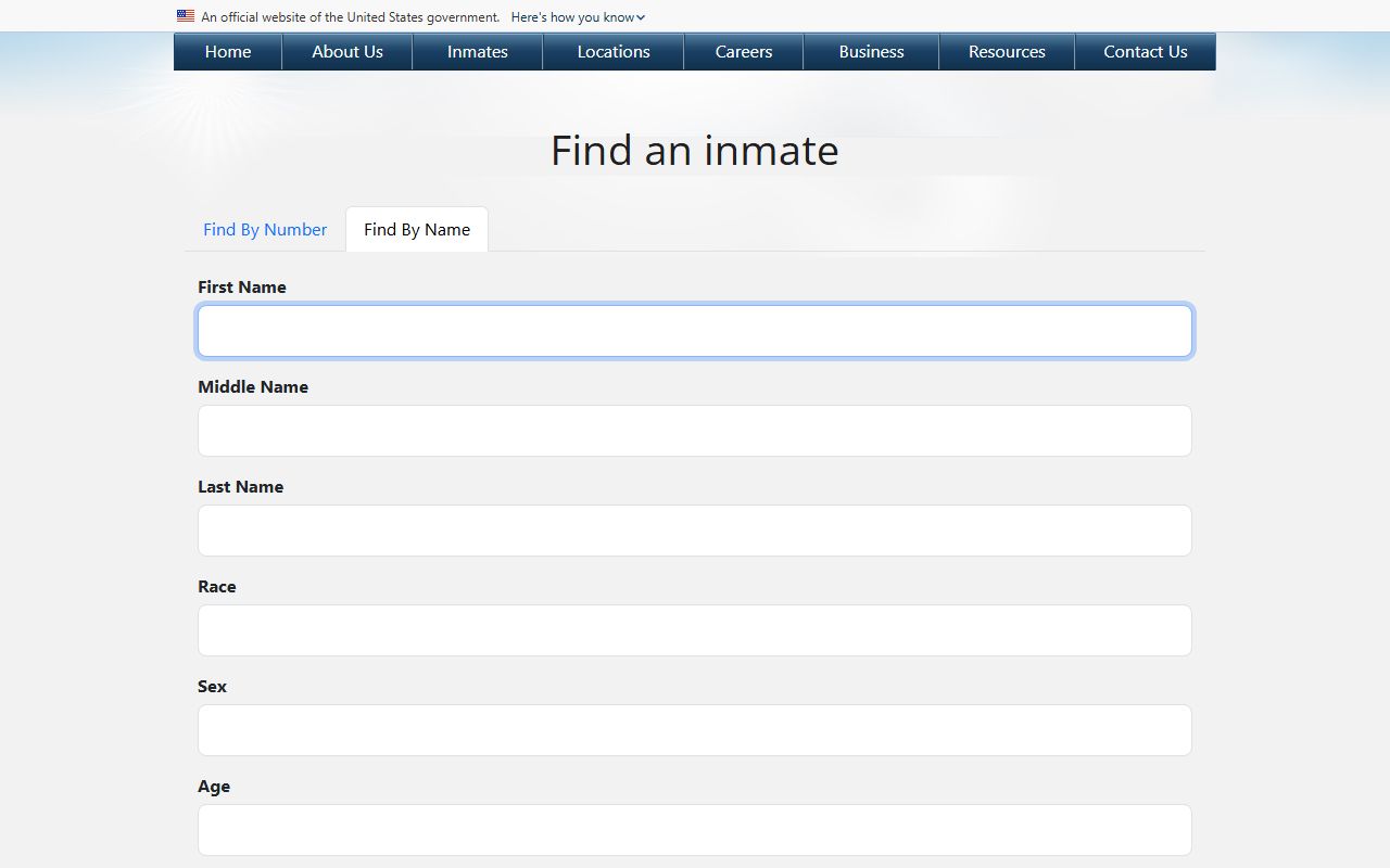Edgefield County jail mugshots BOP federal inmate search without mugshots